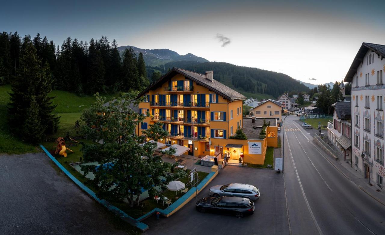 Grischalodge Das Hotel Mit Bergblick Seit 1929 - Schlicht, Preiswert Und Mit Einem Touch Nostalgie Парпан Экстерьер фото