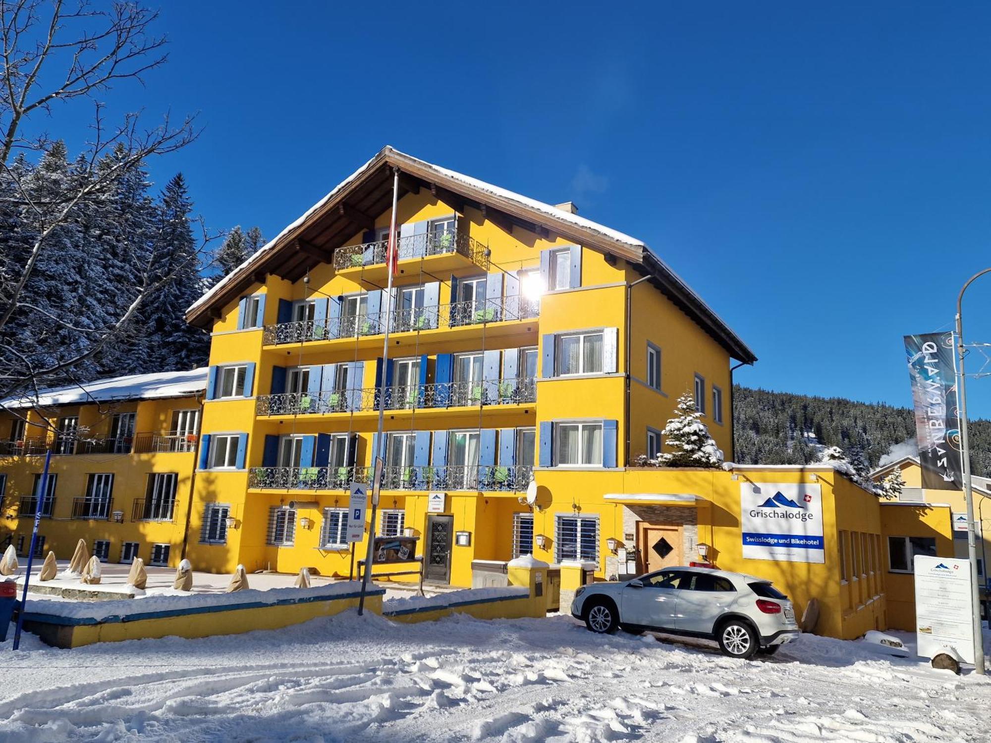 Grischalodge Das Hotel Mit Bergblick Seit 1929 - Schlicht, Preiswert Und Mit Einem Touch Nostalgie Парпан Экстерьер фото